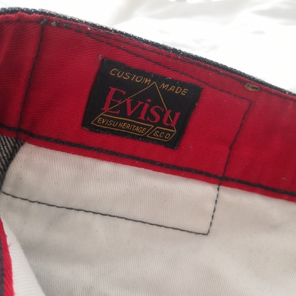 Authentic RARE Evisu custom made embroidered jeans - Picture 6 of 14
